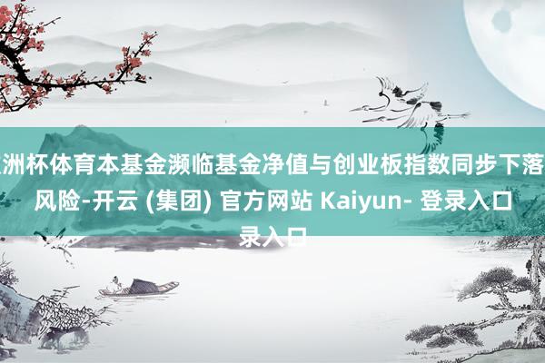 欧洲杯体育本基金濒临基金净值与创业板指数同步下落的风险-开云 (集团) 官方网站 Kaiyun- 登录入口
