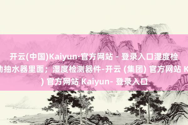 开云(中国)Kaiyun·官方网站 - 登录入口湿度检测器件建立于电动抽水器里面;湿度检测器件-开云 (集团) 官方网站 Kaiyun- 登录入口